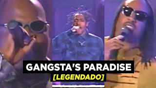 Coolio ft LV e Stevie Wonder  Gangstas Paradise Ao Vivo Legendado [upl. by Nniroc]