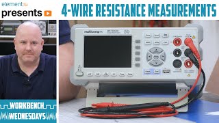 4Wire Resistance Measurements  Workbench Wednesdays [upl. by Halika]