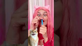 💥 Pop It Craft It Balloon Bliss DIY Magic 🎨✨reaction cat balloonpop balloon cats [upl. by Aicirtak]