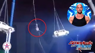 AGT Extreme Accident Leads to Near DEATH of Daredevil Jonathan Goodwin All the Details [upl. by Anselma]