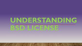 What is BSD license  Understanding BSD license full description [upl. by Grath]