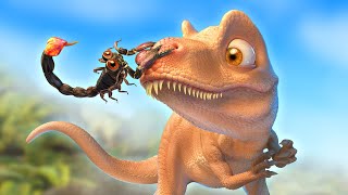 Rexy meets the Mountain King  Funny Dinosaur Cartoon for Families [upl. by Norrag]