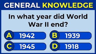 50 General Knowledge Questions How Good is Your General Knowledge [upl. by Maite521]