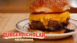 How to Cook a Perfect Steakhouse Burger with George Motz  Burger Scholar Sessions [upl. by Yslek]