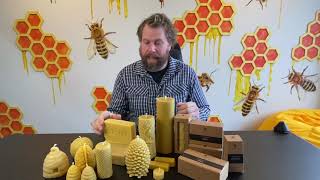 Beeswax candles naturally beneficial [upl. by Siraj]