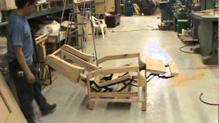 ANTIQUE FURNITURE REPAIR LLC custom recliner frame [upl. by Bronez]