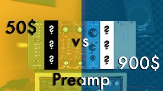 50 vs 900 Preamp Are expensive preamps really worth it BLIND TEST [upl. by Lydon]