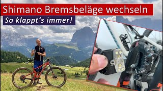 Shimano Bremsbeläge wechseln  so klappts immer [upl. by Sukramed]