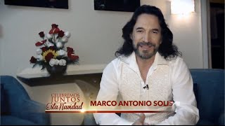 Mensaje navideño de Marco Antonio Solís a todos sus fans [upl. by Siurtemed]