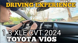 TOYOTA VIOS 13 XLE CVT DRIVING EXPERIENCE  LAKAS HUMATAK NG CVT TRANSLATION [upl. by Edda]