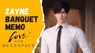 Zayne Banquet Memo Love and Deepspace [upl. by Gladstone]