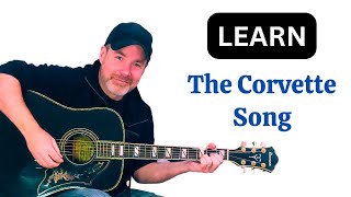 Learn How To play George Jones 2024 The Corvette Song  Vocal amp Acoustic Guitar [upl. by Sheeran]