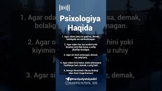 Psixologiya Haqida Psixologiya manipulyatsiya qorapsixologiya [upl. by Otrebla366]