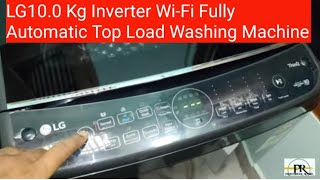 LG THD10SWP 100 Kg Inverter WiFi Fully Automatic Top Load Washing Machine demo everything explain [upl. by Nnyltak82]