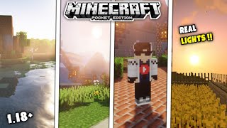 😁 Top 10 Best shaders For MCPE  10 Shaders for mcpe Android [upl. by Free]