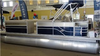 2014 Crest II 230SF Pontoon Walkthrough For Sale at MarineMax Buford [upl. by Anyaj126]