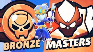 Only Using AMBER 🔥 in Ranked  BronzeMasters  brawlstars live [upl. by Bonnee]