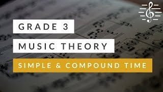 Grade 3 Music Theory  Simple amp Compound Time Signatures [upl. by Metabel318]