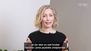 Katrine Bastian  Ledelse af psykisk arbejdsmiljø og trivsel [upl. by Acisse]