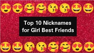 Top 10 nicknames For girl best friend ll Love quiz game ll Fun game ll timtim995 [upl. by Merat]