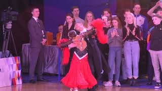 Danila Boriskin  Polina Kulakova Foxtrot Final Youth Ballroom [upl. by Leribag]