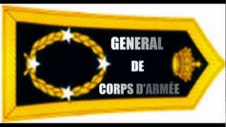 Grades Gendarmerie Royale Marocaine Maroc Gendarme [upl. by Oirtemed]