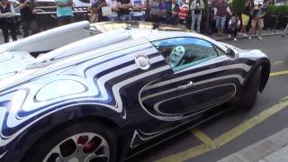 BUGATTI VEYRON LOR BLANC  LAFERRARI  Paris  Summer 2014 [upl. by Adle]