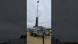 12kW Mobile WindTurbine in action renewableenergy offgridpower ders offgrid cleantech [upl. by Slerahc]