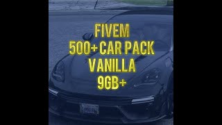 Fivem 500 Debadged Car Pack Showcase Lore Friendly [upl. by Franciska]