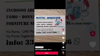 MATTEI INNOCENZO FORNITURE ABBIGLIAMENTO IN CONTO VENDITA PER NEGOZI E AMBULANTI 3371317286 [upl. by Ntisuj]