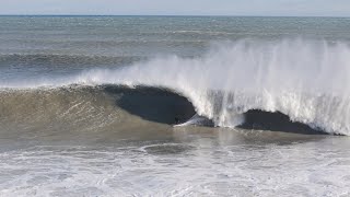 20ft WAVES in NEW JERSEY WINTER SURF December 18 2023 [upl. by Stanwinn]