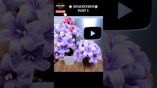 🌸 HYACINTHUS🌸 flowers made from pipe cleaners shorts pipecleanercraft [upl. by Letney]