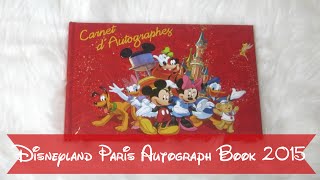 Disneyland Paris Autograph Book 2015 [upl. by Henriques]