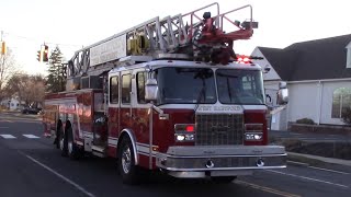 West Hartford Fire Department Truck 3 Responding [upl. by Labinnah381]