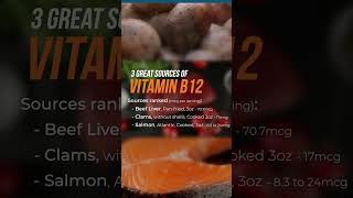 3 Top Sources Of Vitamin B12  What Food Should You Eat [upl. by Ettesyl]