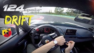 TEST DRIVE AND DRIFT ABARTH 124 SPIDER [upl. by Ellenod]