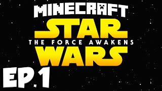 Star Wars The Force Awakens Ep1  HUNTING EWOKS Minecraft Modded Survival [upl. by Eladnwahs]