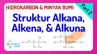 Hidrokarbon amp Minyak Bumi • Part 2 Struktur Hidrokarbon Alkana Alkena dan Alkuna [upl. by Aisyram429]