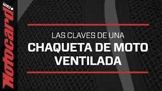 Las claves de una chaqueta de moto ventilada [upl. by Arayc44]