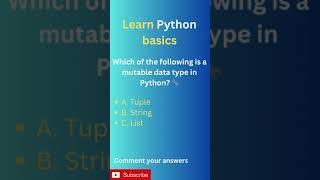 Python Proficiency Challenge Test Your Coding Skills [upl. by Funch]