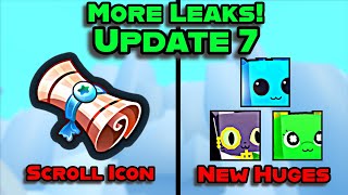 📜 SCROLL ICON HUGE RICH CAT AND MORE  UPDATE 7 NEW LEAKS IN PET SIMULATOR 99 [upl. by Fulks]