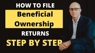 How to file Beneficial Ownership Returns  step by step [upl. by Ahseral609]