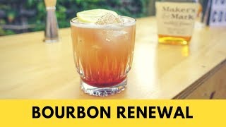 Bourbon Renewal Whiskey Sour Cocktail Recipe by Jeffrey Morgenthaler [upl. by Fleeta]