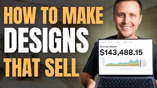 How I Make Best Selling TShirt Designs Full Tutorial [upl. by Yllaw]