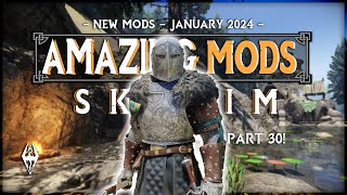 11 NEW Amazing Skyrim Mods [upl. by Maisey]