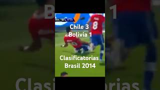 Chile 3 Bolivia 1  clasificatorias Brasil 2014 Alexis Vargas Vidal [upl. by Atilef760]