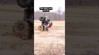 This didn’t end well 😂 canam atv [upl. by Arracot]