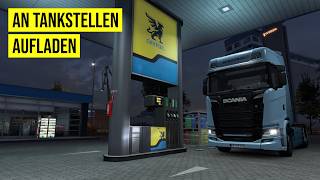 Neuen SCANIA S BEV Electric aufladen  An Tankstellen laden  1 Mio km Reichweite  ETS2 [upl. by Niltiak]