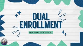 Dual Enrollment  Spring 2025 [upl. by Dane]