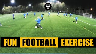 Fun Football Exercise  3 Variations  AA Gent U12  Thomas Vlaminck [upl. by Novek]